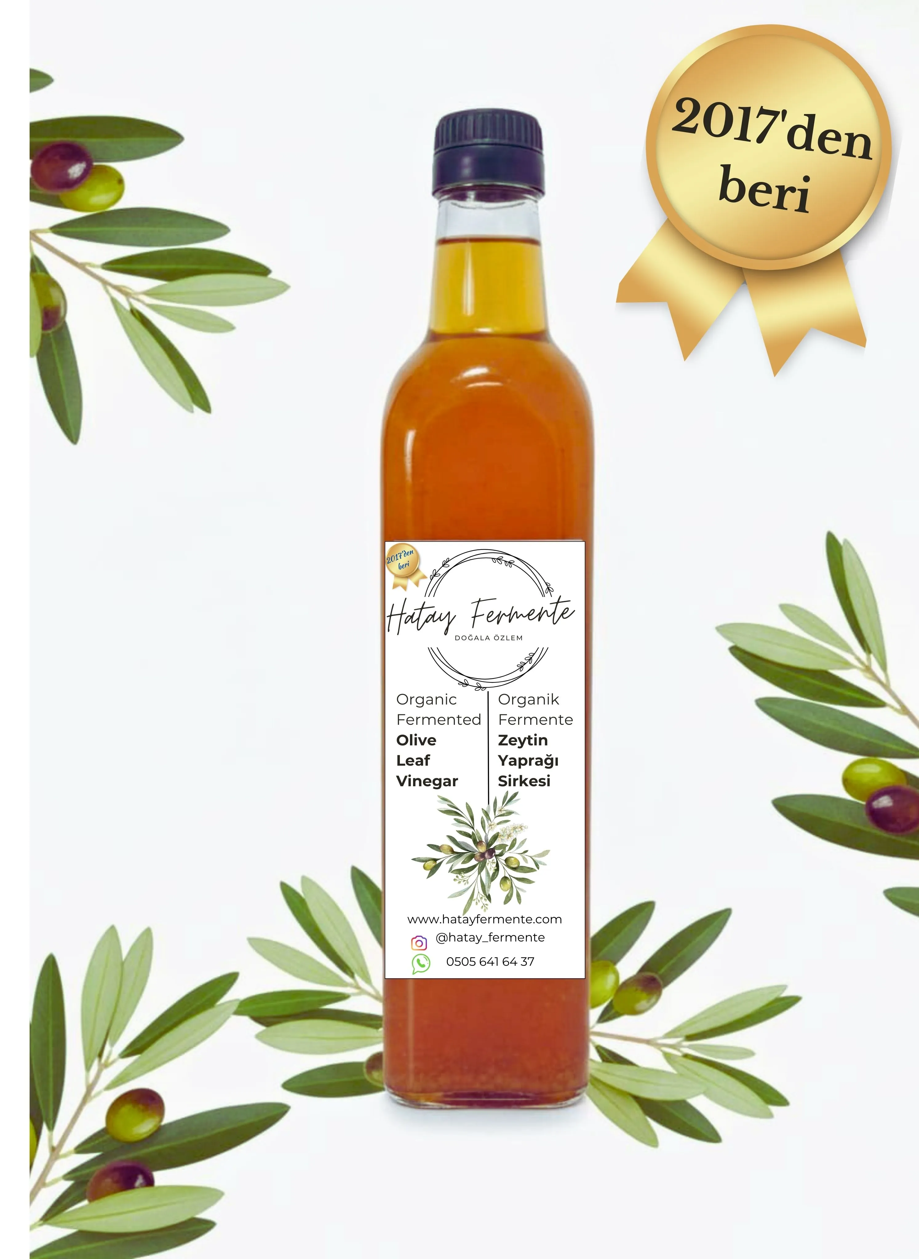 ZEYTİN YAPRAĞI SİRKESİ 1 LİTRE