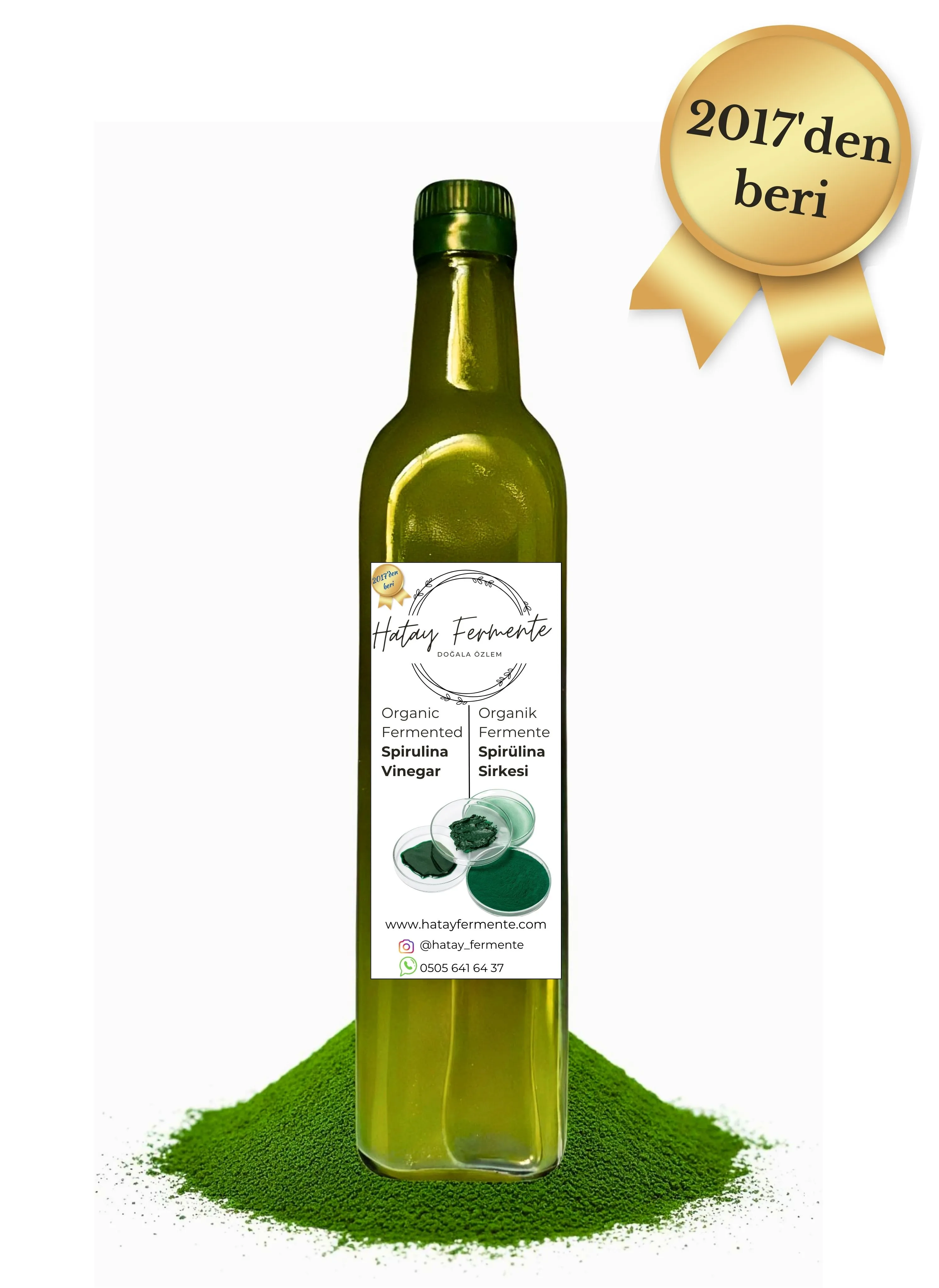 SPİRULİNA SİRKESİ  500 ML