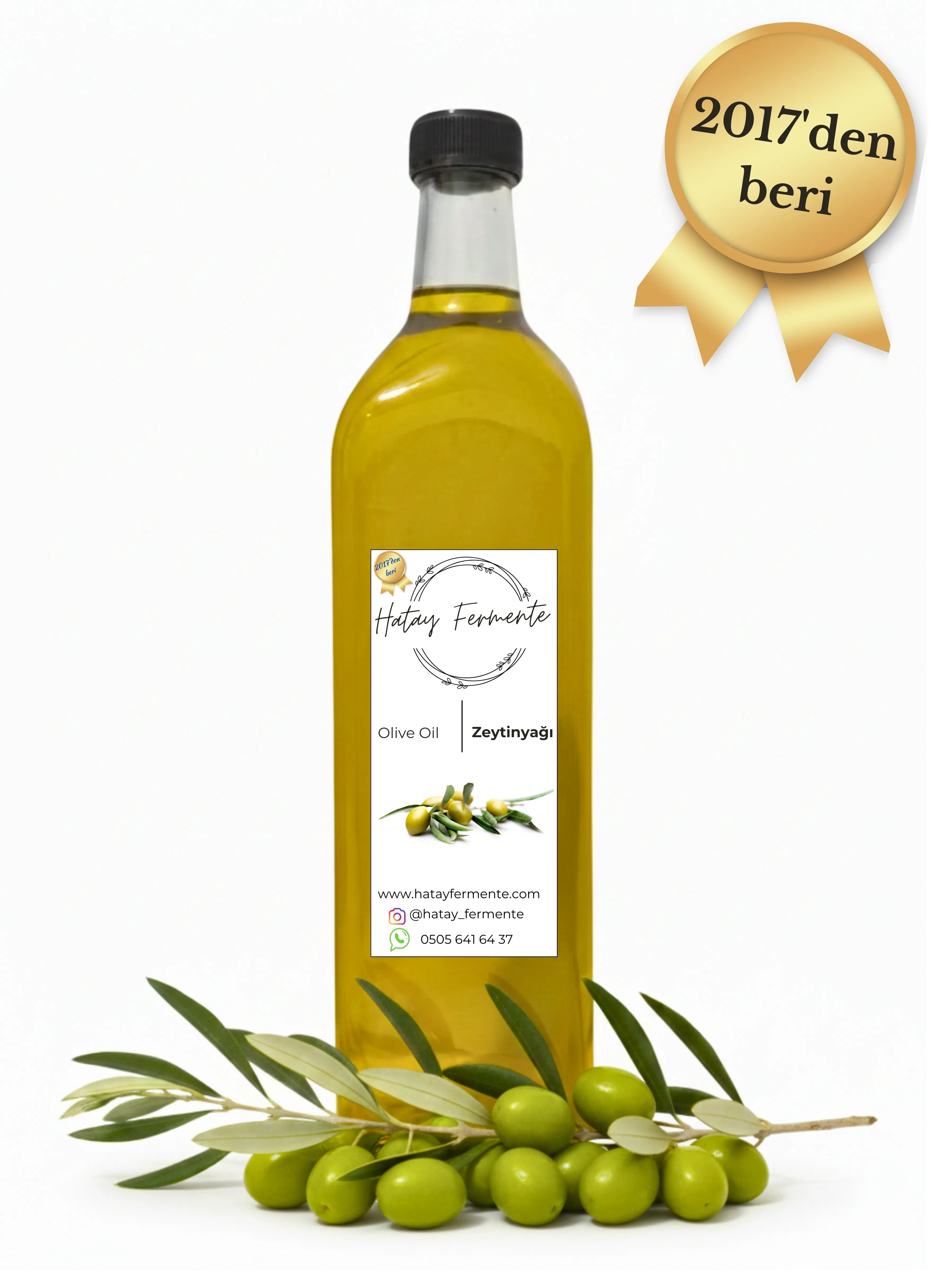 HATAY SOĞUK SIKIM ZEYTİNYAĞI - DOĞAL & SAF SIZMA - 1 LİTRE